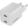 Зарядно Canyon 220V USB-C/C 35W 35CC бял