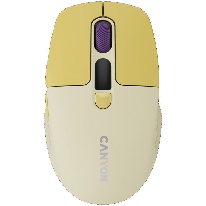 Безжична мишка Canyon MW-26, жълт