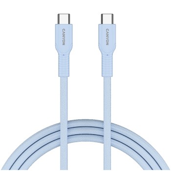 Кабел Canyon 60CL USB C-C 60W 1м син