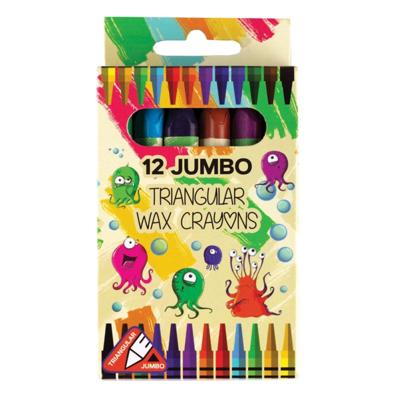 Восъчни пастели Centrum Jumbo Zoo 12цв