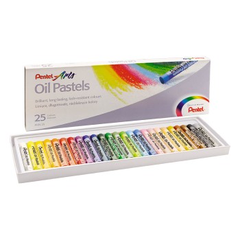 Маслени пастели Pentel Arts 25 цвята