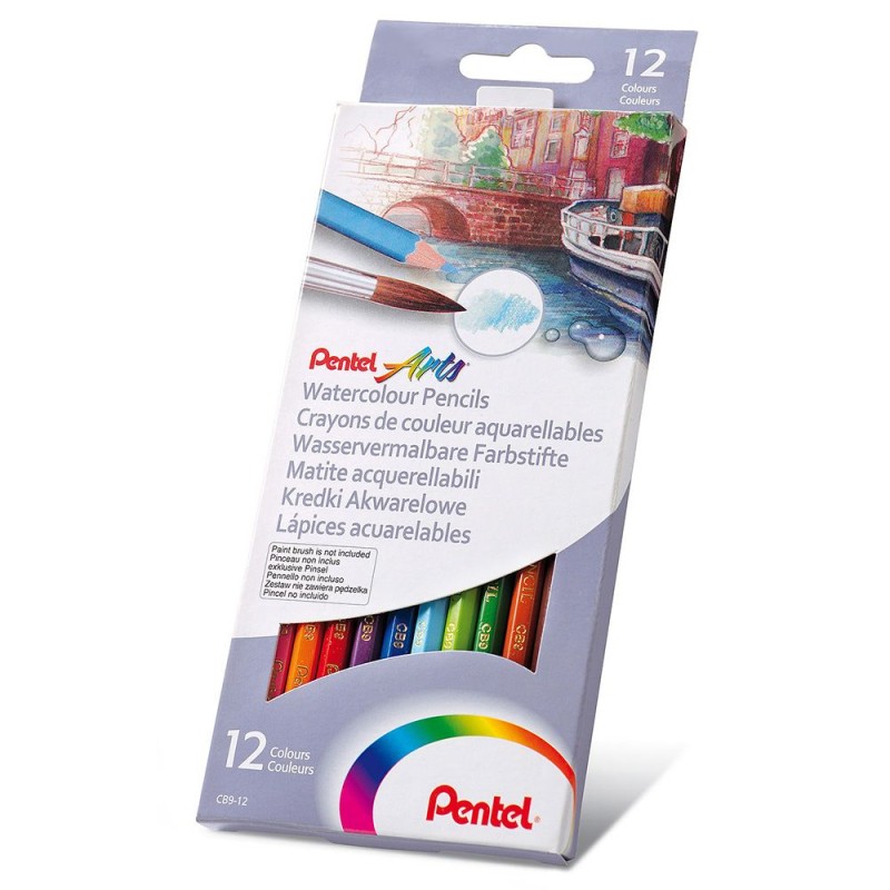 Комплект за акварел Pentel Aquarell