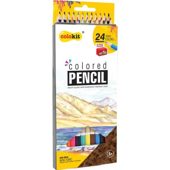 Цветни моливи Colokit Cpc-C015 24цв+остр