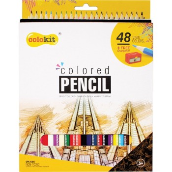 Цветни моливи Colokit Cpc-C017 48цв+остр