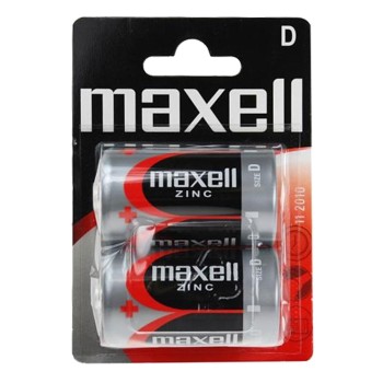 Батерия цинк Maxell R20/D 1.5V оп2