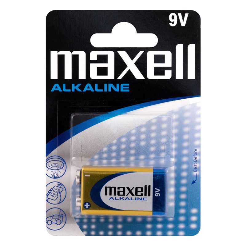 Алк. батерия Maxell 6LR61 9V бл.1
