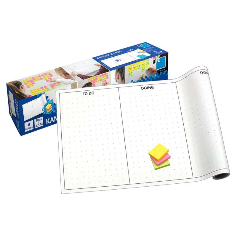 Ролка за задачи сзл Kanban 30/51см 8 бр.