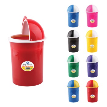 Кошче PVC с капак асорти 5.5 л