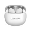 Безжични слушалки тапиCanyon TWS-5 бял