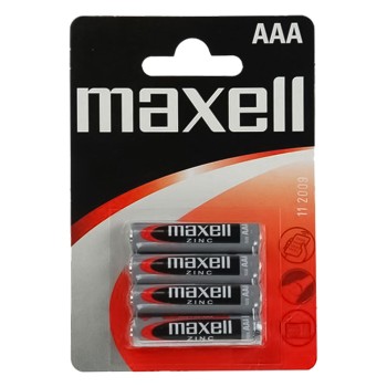 Батерия цинк Maxell AAA/R03 1.5V бл. 4