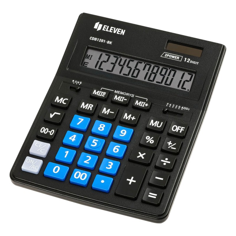 Калкулатор Eleven CDB1201BK 12разр син