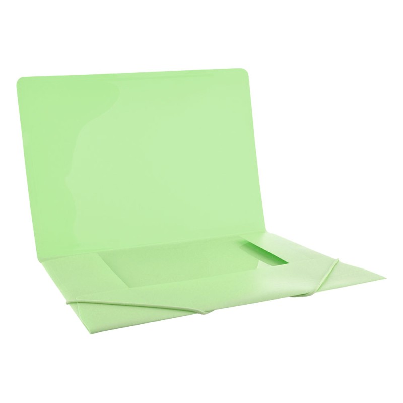 PVC папка с ластик OfBox Maxi+ зелен