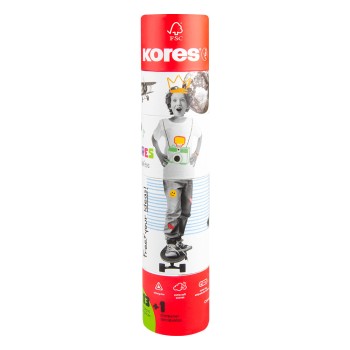 Цветни моливи Kores Kolores 12цв тубус