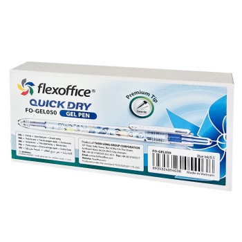 Химикалка FO-GEL050 QuickDry 0.5 мм синя