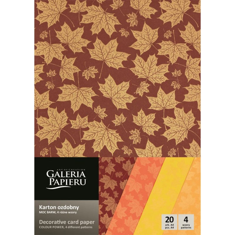 Картон GP Colour Power 200гр 20бр микс