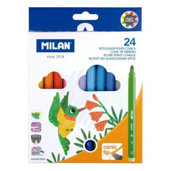 Флумастери MILAN Conic 631 24 цвята