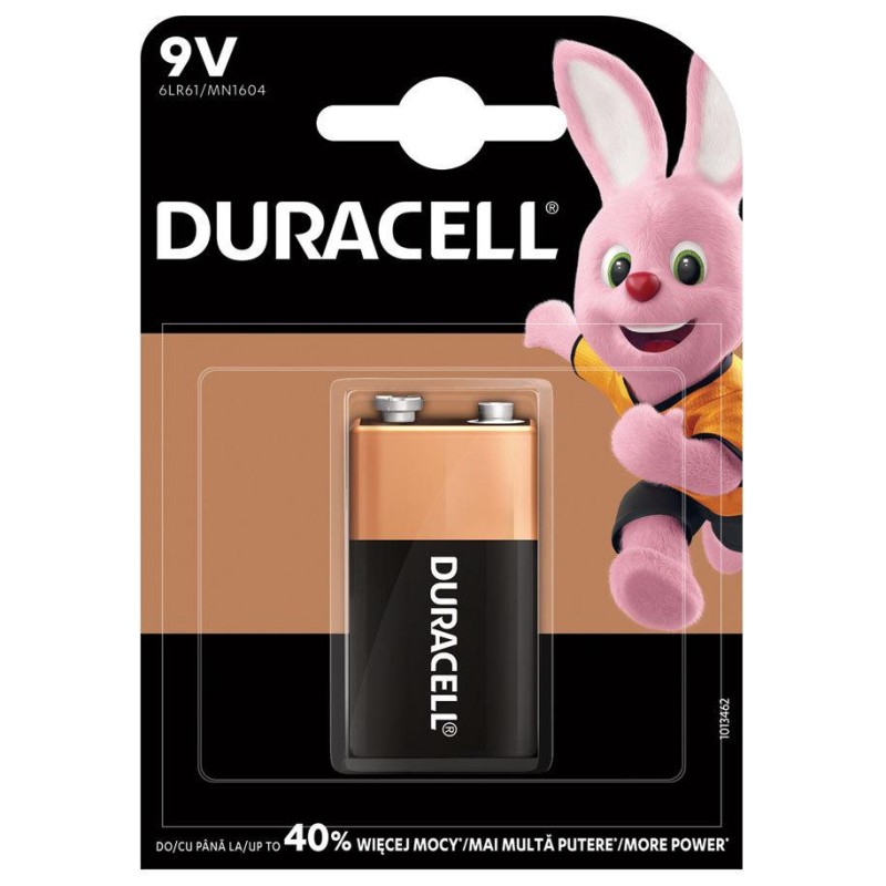 Алк. батерия Duracell 6LR61 BASIC 9V бл1