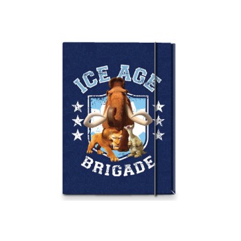Папка с ластик A4, 1 cm, ice age