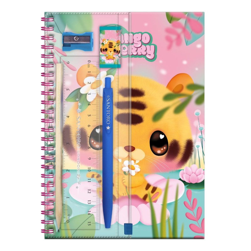 Комплект Bangoberry Stationery, 6 части, Tiggy Tiger