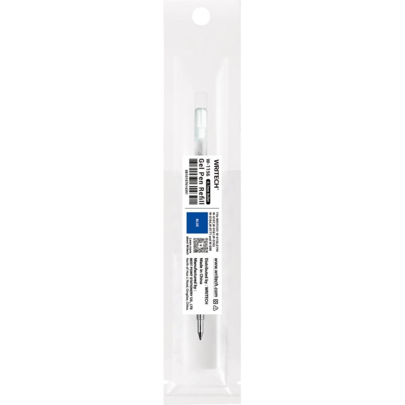 Пълнител за гел химикалки Writech, 0.7mm, син
