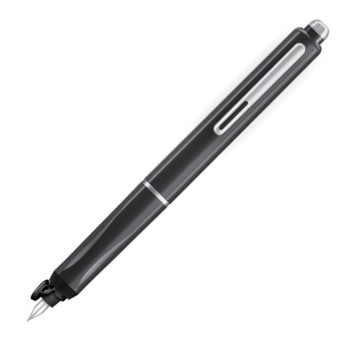 Писалка с механизъм Writech + 5 патрочета, черна