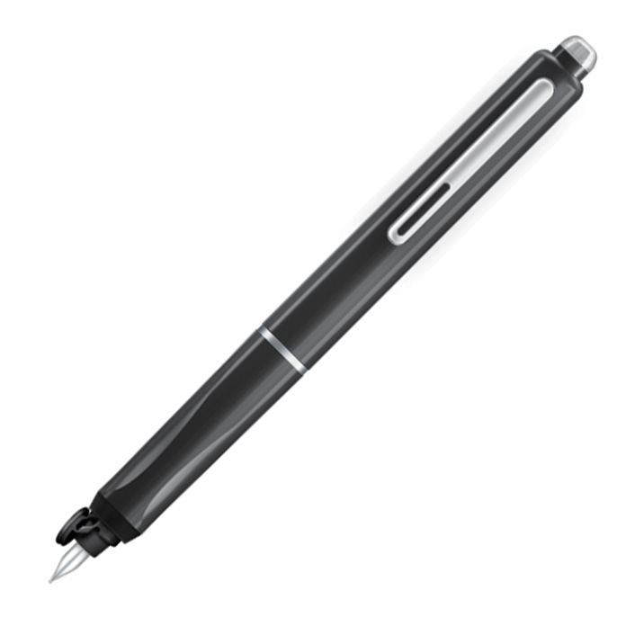Писалка с механизъм Writech + 5 патрочета, черна