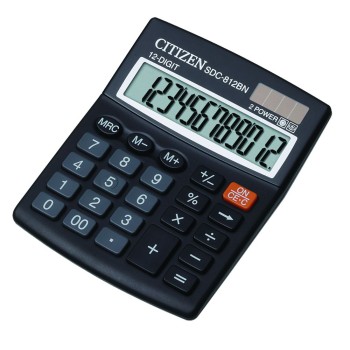 Настолен калкулатор Citizen SDC-812,12 разряда, светлосин