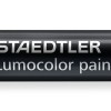 Акрилен маркер Staedtler Lumocolor 349, гълъб.сиво 85