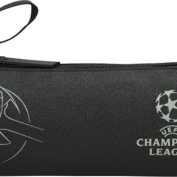 Несесер UEFA, объл, 20х8х8 cm, черен