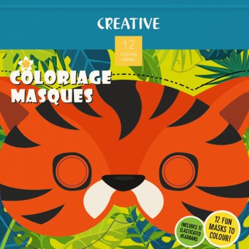 Книжка за оцветяване Creative, с маски