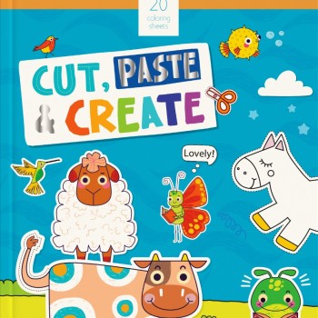 Книжка за оцветяване и изрязване Creative