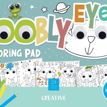 Книжка за оцветяване Creative, с очички