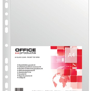 Джоб Office Products с перф. мат, А4, 40микрона опаковка 100