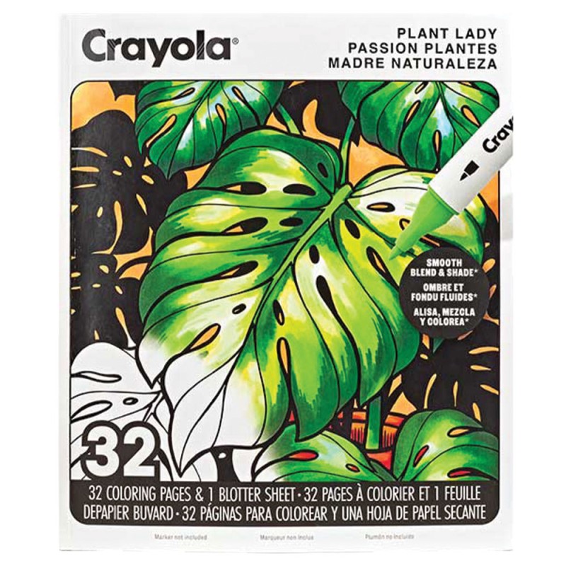 Книжка за оцветяване 32+1 л. Plant Lady (Брой - 1)