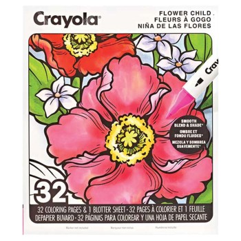 Книжка за оцветяване 32+1 л. Flower Child (Брой - 1)