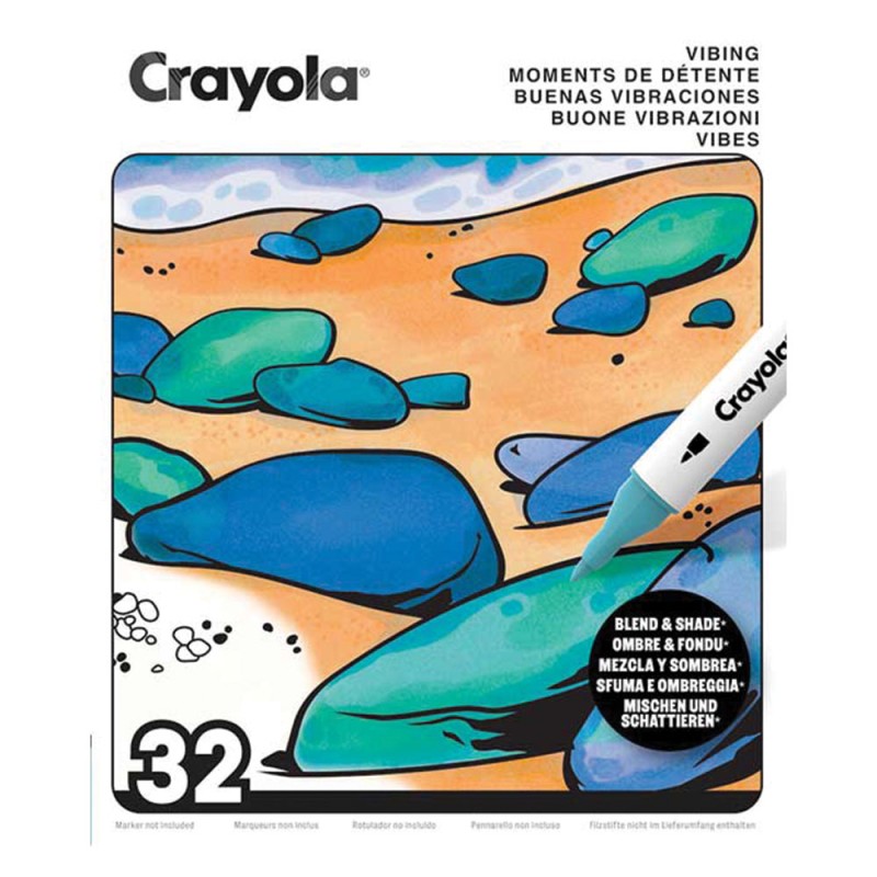 Книжка за оцветяване 32+1 л. Vibing (Брой - 1)