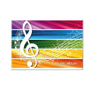 Тетрадка нотна А5 UV шита, 16 л., 80 г/м2 (Брой - 1)