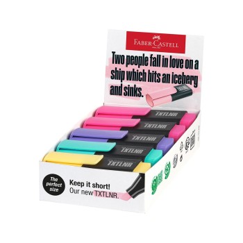 Faber-Castell Текст маркер TXTLNR, В, мини, пастелен, 10 броя