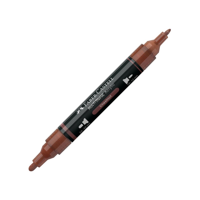 Faber-Castell Акрилен маркер Multimark, № 378, кестен
