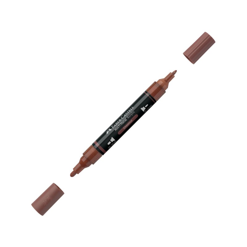 Faber-Castell Акрилен маркер Multimark, № 378, кестен