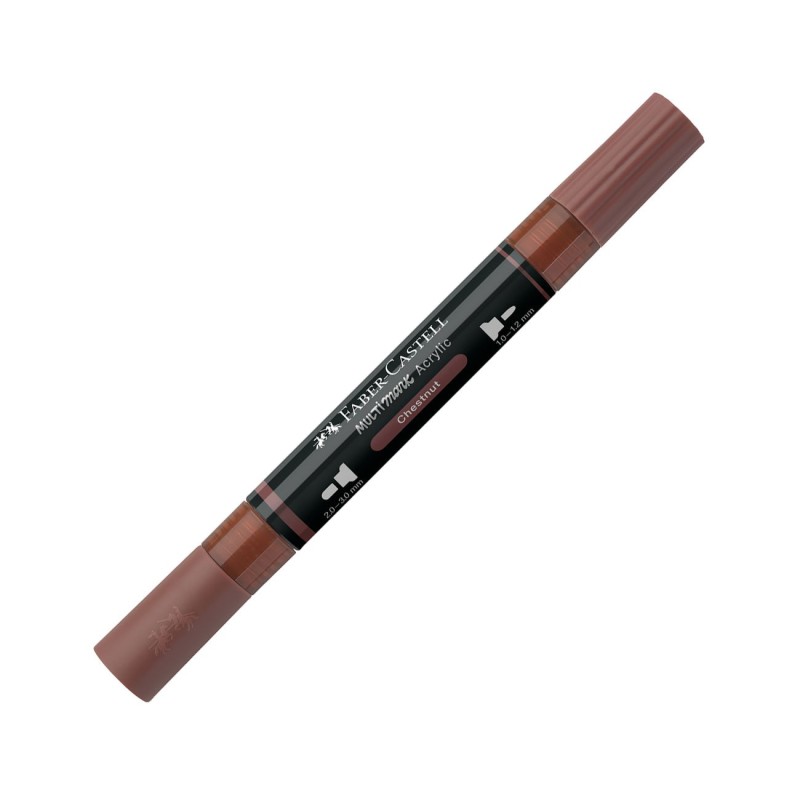 Faber-Castell Акрилен маркер Multimark, № 378, кестен